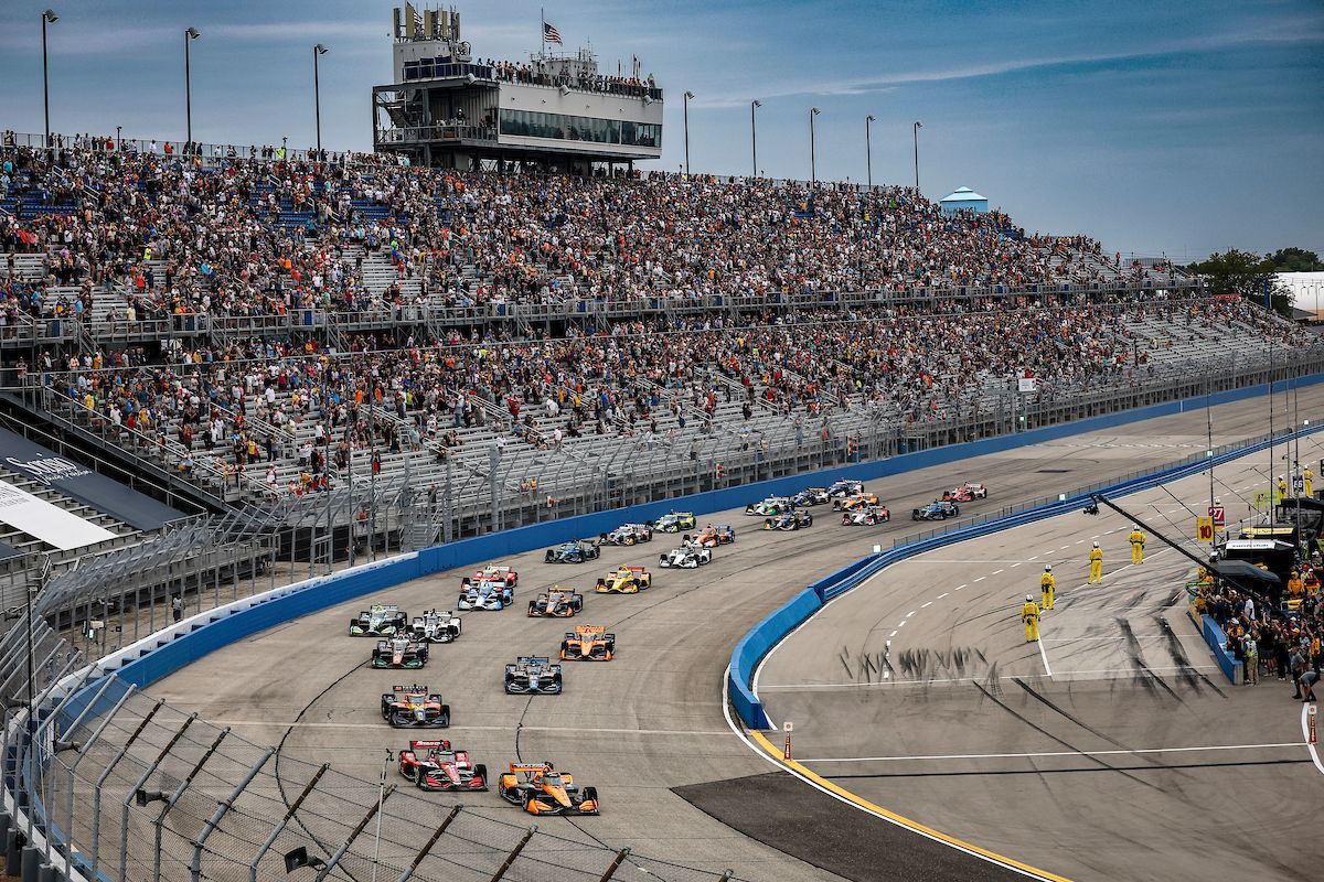 Pato O’Ward leidt de start op de zaterdagrace op de Milwaukee Mile