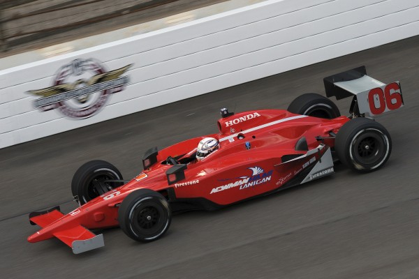 Robert Doornbos op Indianapolis