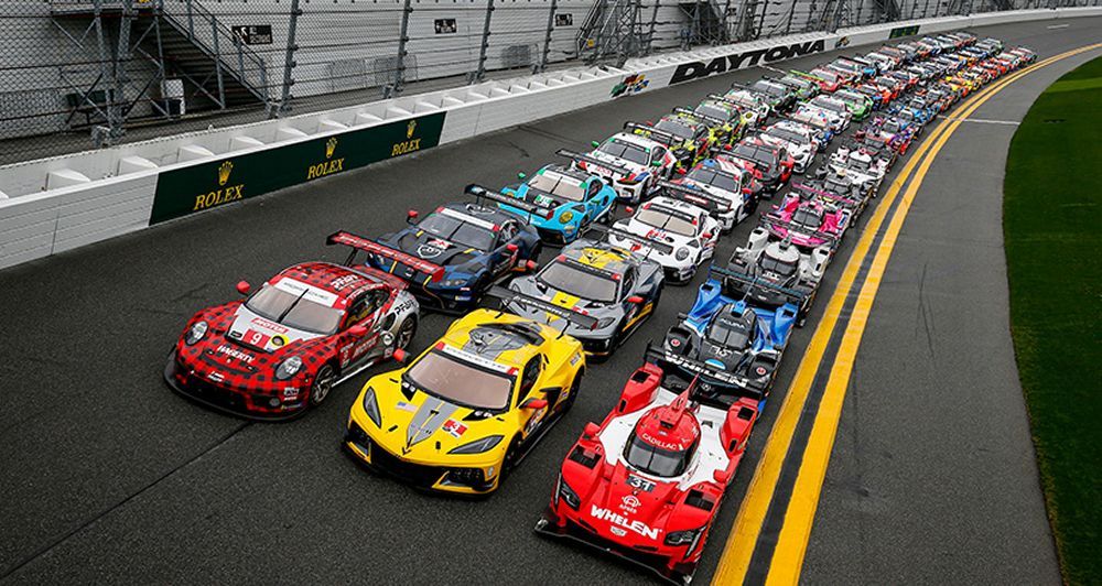Het startveld van de 2022 Rolex 24