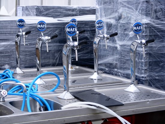 De taps staan voor alle gasten klaar