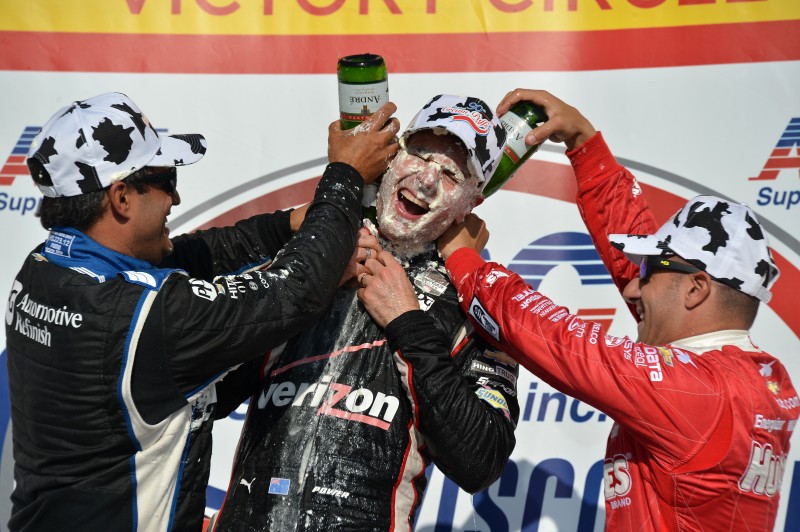 Tony Kanaan, Juan Pablo Montoya, Will Power, Milwaukee Mile