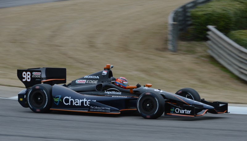 Jack Hawksworth test op het Barber Motorsports Park