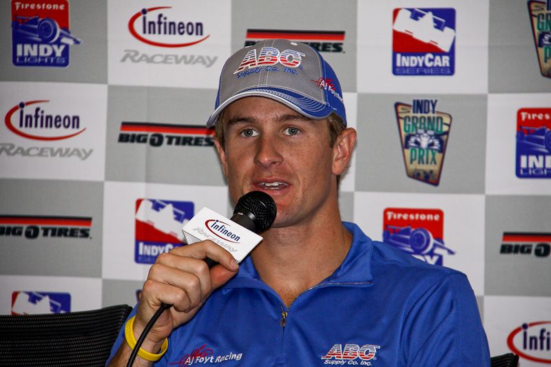 Ryan Hunter-Reay, Test day @ Infineon Raceway