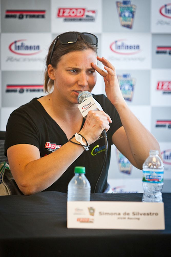 Simona De Silvestro, Infineon Raceway - test session August 18th 2011