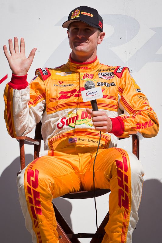 Ryan Hunter-Reay, IInfineon Raceway Testing 2012