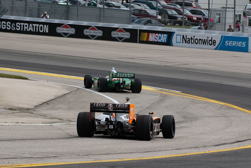 Ryan Hunter-Reay, Tony Kanaan, Milwaukee Mile