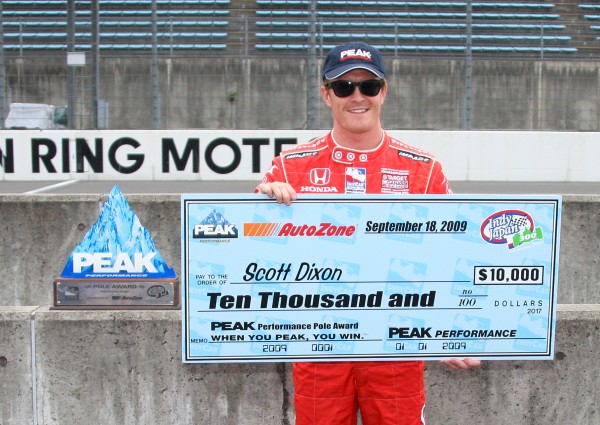 Scott Dixon pakt de pole op Motegi