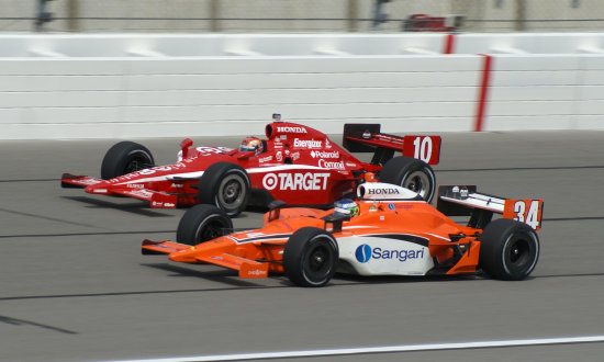 Jaime Camara, Dan Wheldon, Kansas Speedway