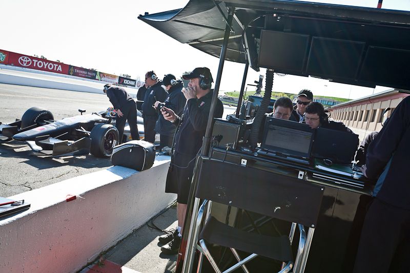 Infineon Raceway Testing 2012