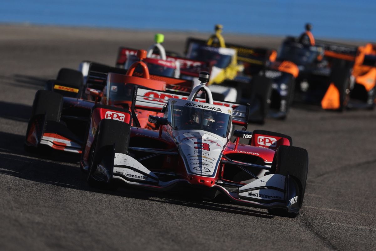 Scott McLaughlin op de Milwaukee Mile