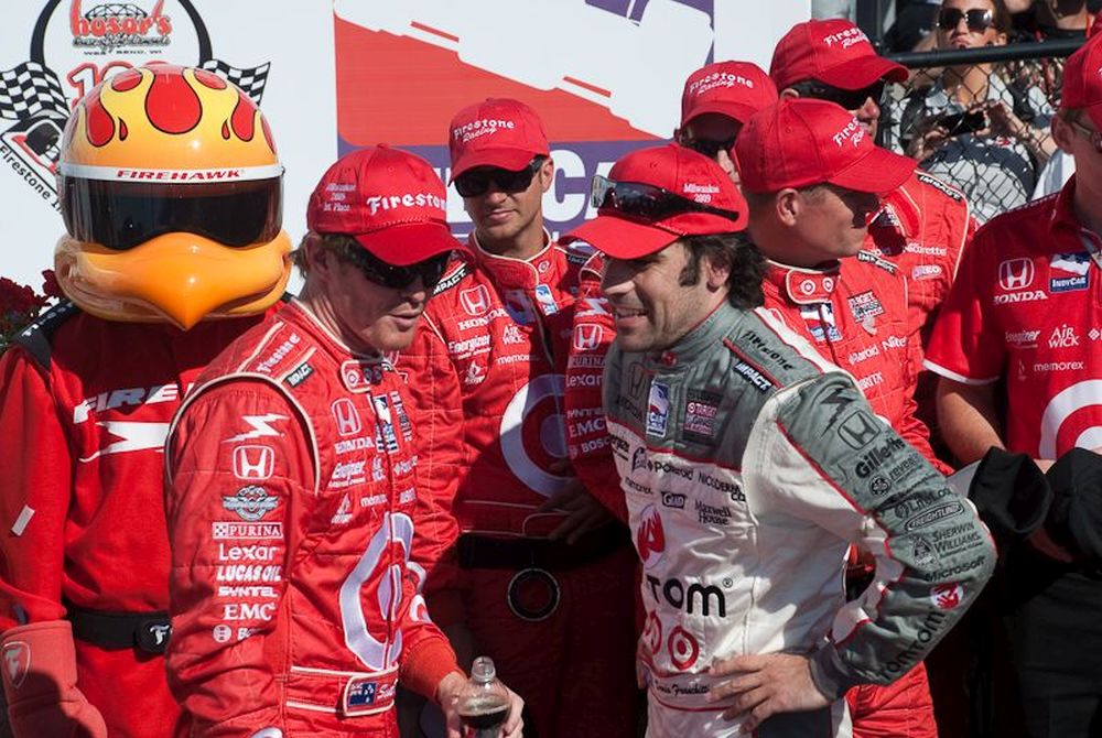 Scott Dixon, Dario Franchitti, Milwaukee Mile