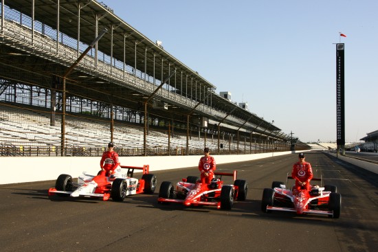 De eerste startrij voor de 2008 Indianapolis 500
