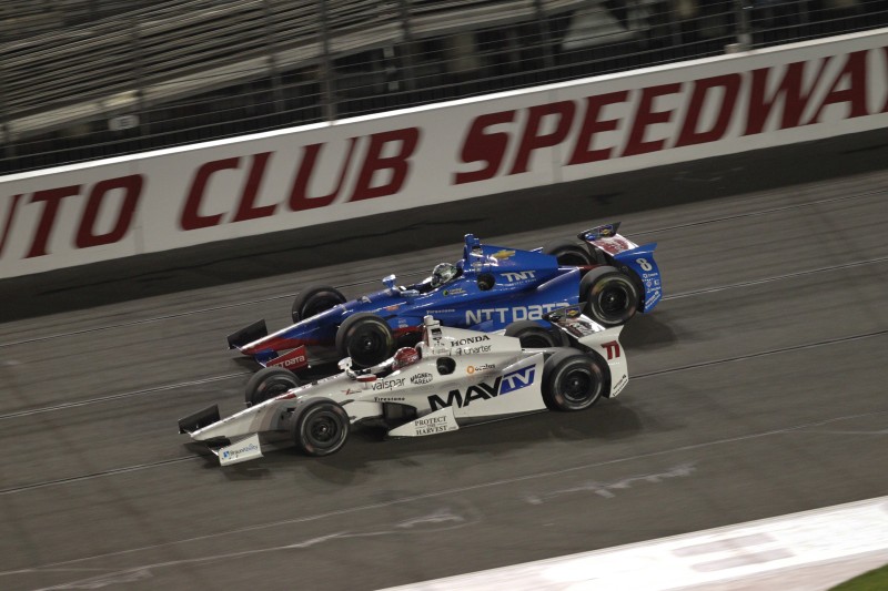 Ryan Briscoe, Simon Pagenaud, Fontana