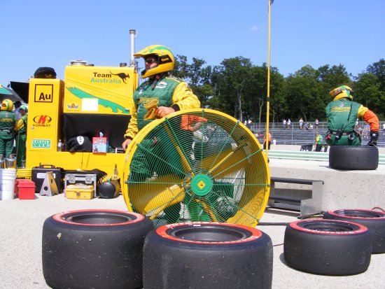 Het was warm op Road America