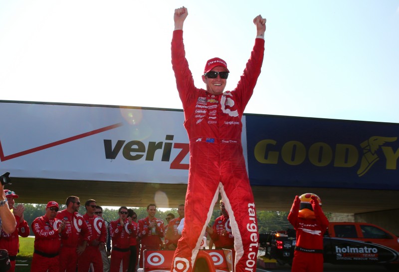 Scott Dixon wint de Honda Indy 200 op Mid-Ohio