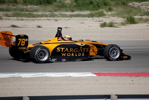 Simona de Silvestro op het Miller Motorsports Park