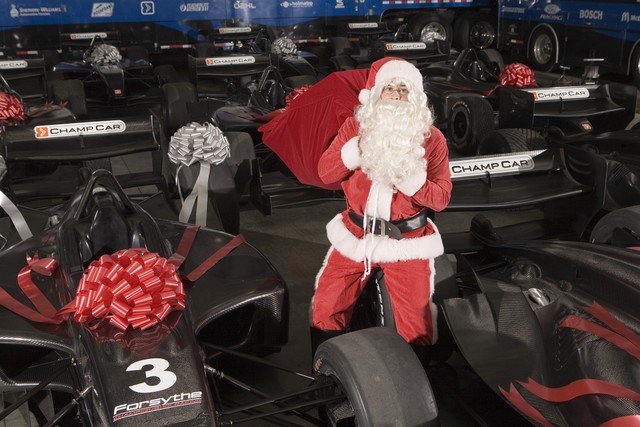 De kerstman kwam vroeg voor de Champ Car teams