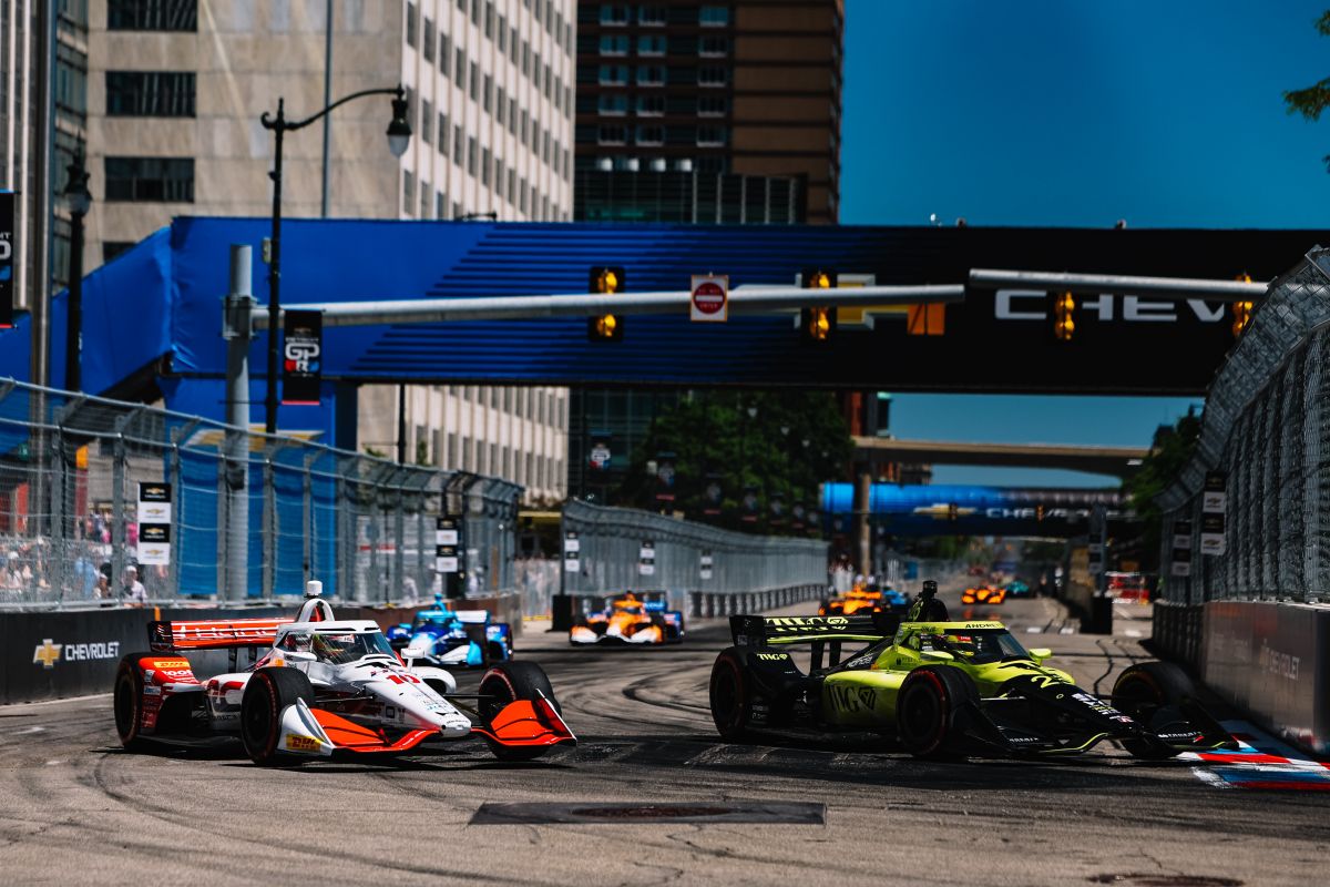 Alex Palou, Will Power, Detroit