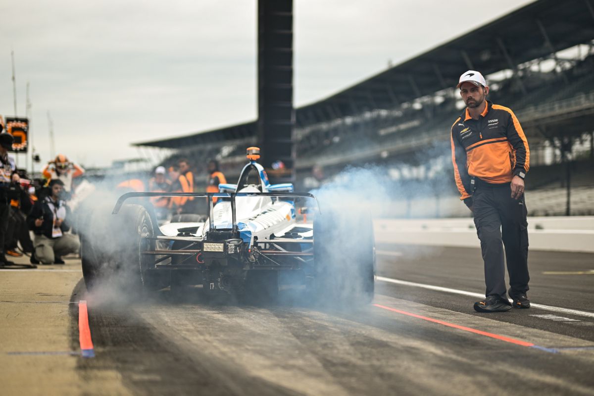 Ryan Hunter-Reay verlaat de pits