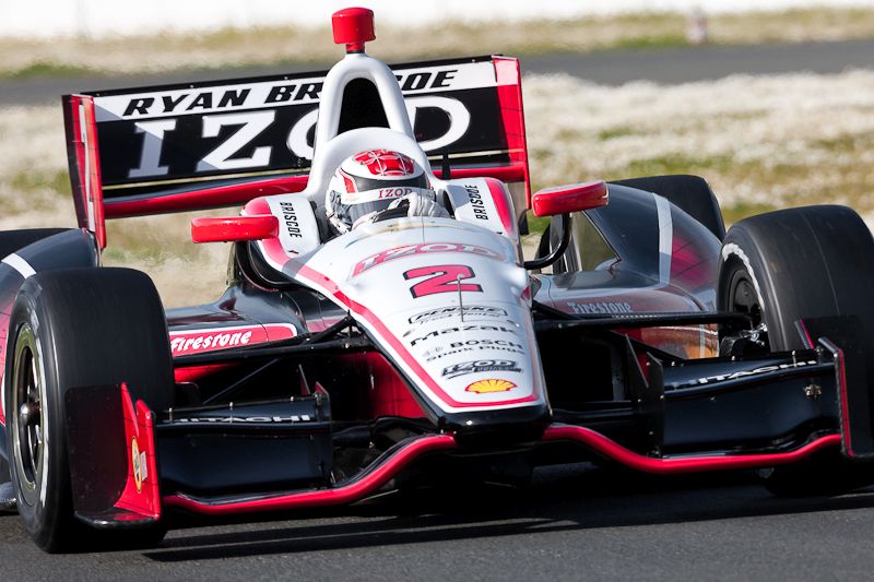 Ryan Briscoe, Infineon Raceway Testing 2012