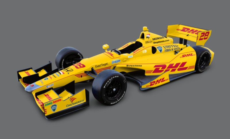De 2014 kleurstelling van Ryan Hunter-Reay