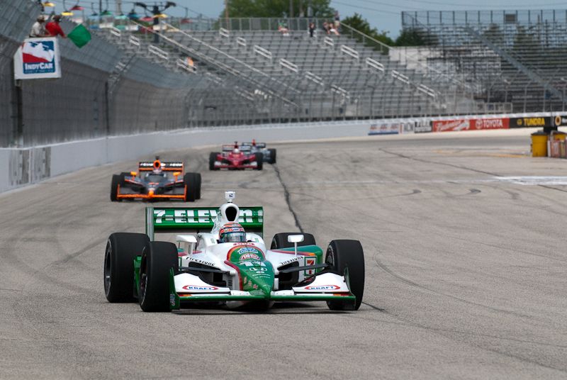 Ryan Hunter-Reay, Tony Kanaan, Milwaukee Mile