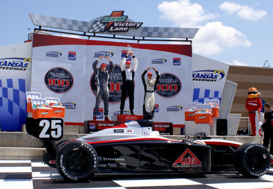 JR  Hildebrand, Kansas Speedway