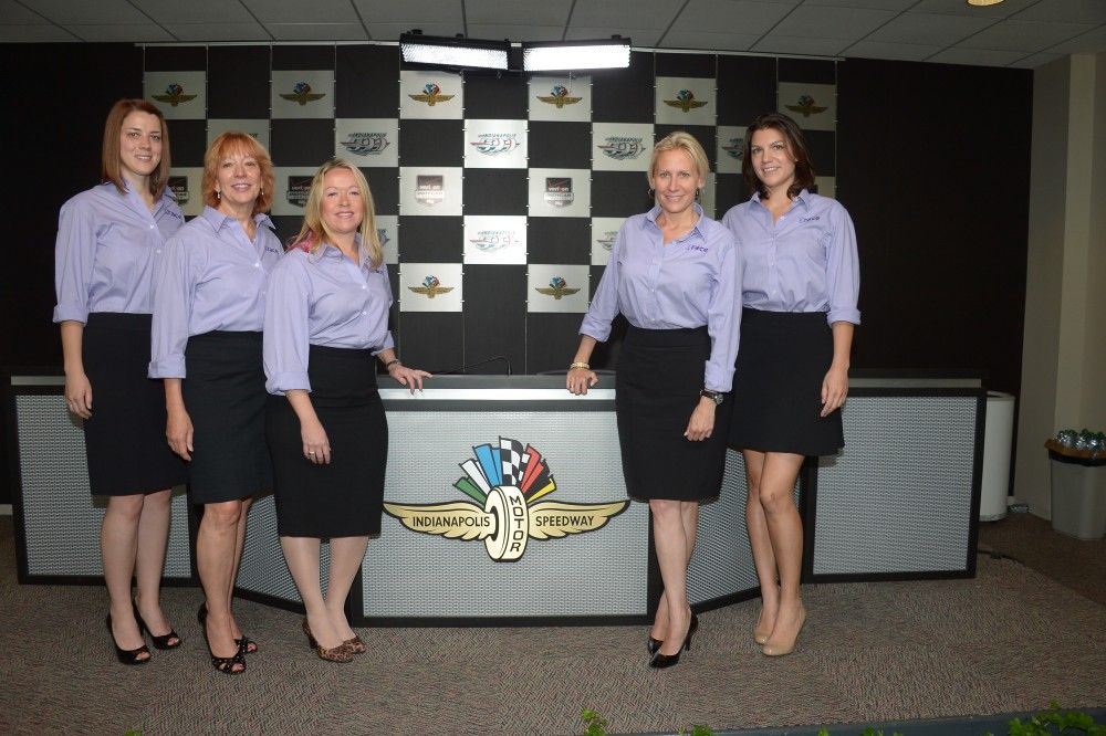 De dames van Grace Autosport, Indianapolis