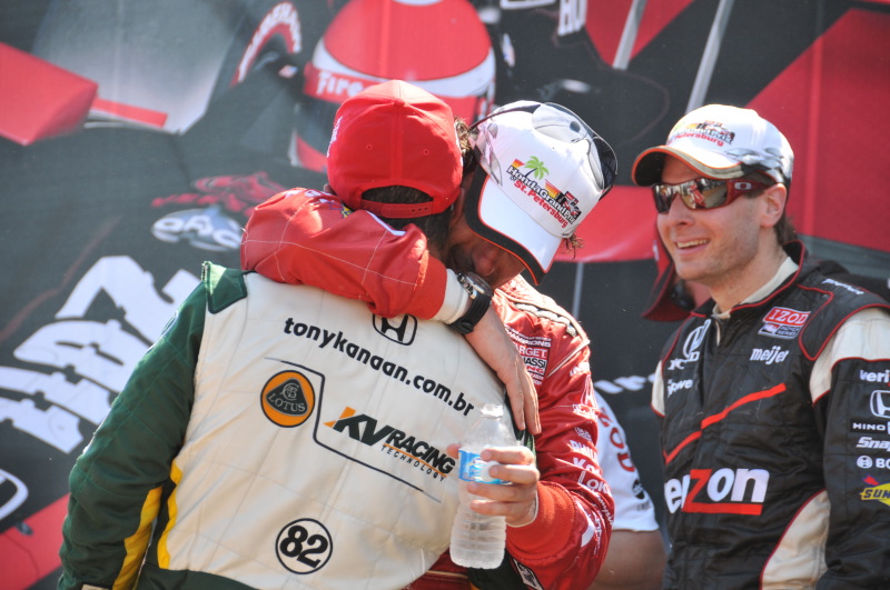 Dario Franchitti, Tony Kanaan, Will Power, St. Petersburg