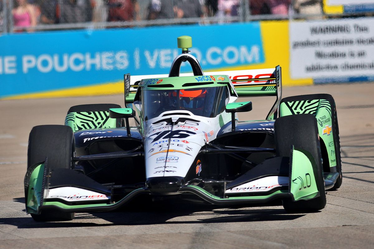 Rinus VeeKay in Arlington