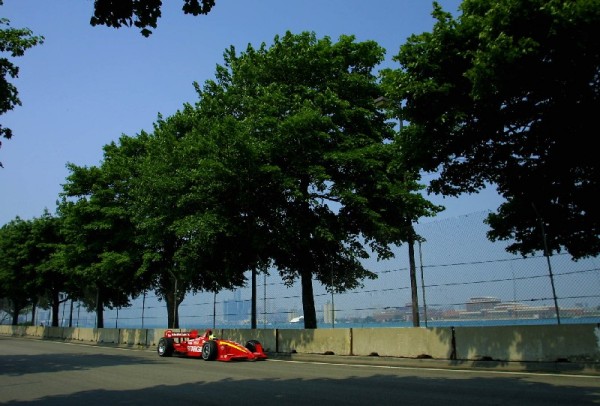 Bruno Junqueira nog voor Ganassi in Detroit (2001)