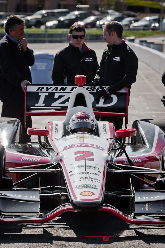 Ryan Briscoe, Infineon Raceway Testing 2012