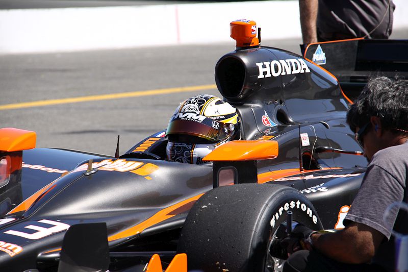 Robert Doornbos, Test day @ Infineon Raceway