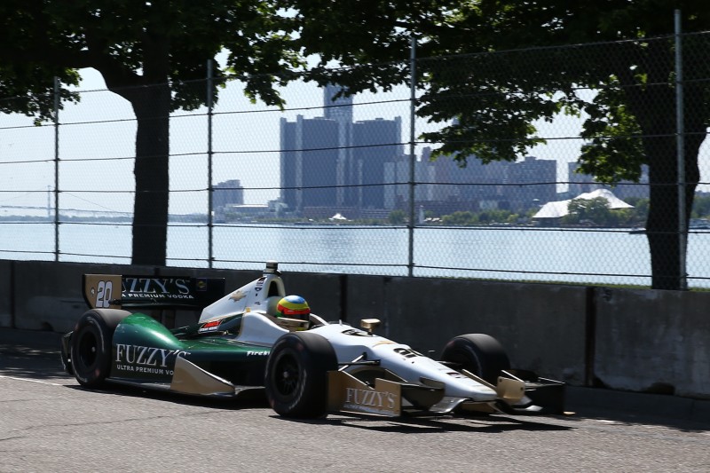 Mike Conway in Detroit
