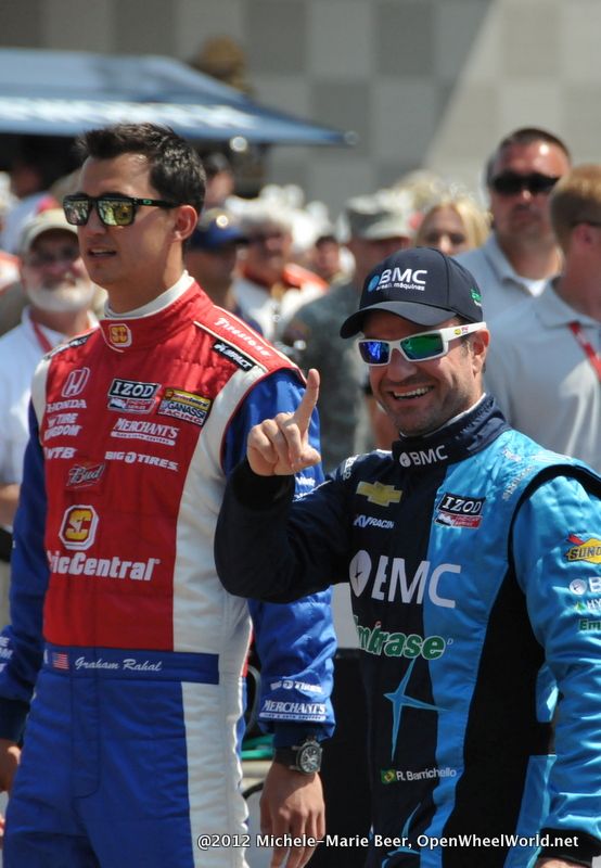 Rubens Barrichello, Graham Rahal, Indianapolis