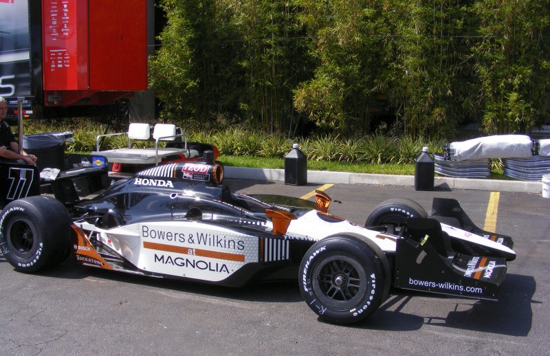 De wagen van Alex Tagliani, St. Petersburg