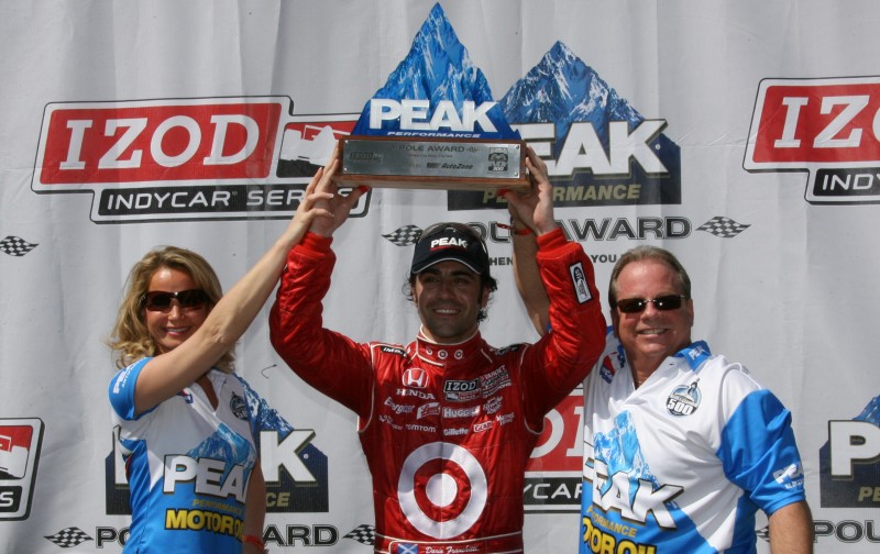 Dario Franchitti wint de pole in São Paulo