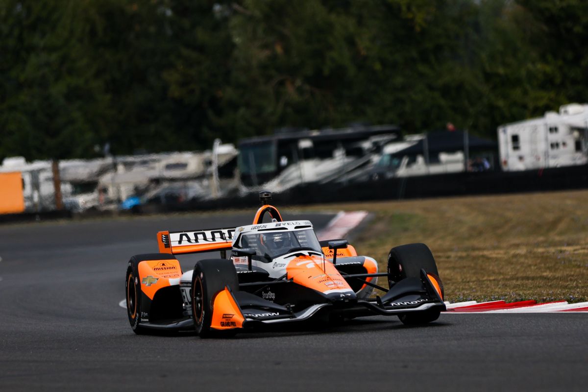 Santino Ferrucci Stuns the Field with First IndyCar Pole in Portland
