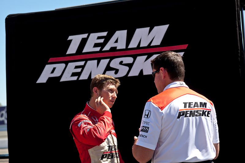 Ryan Briscoe, Test day @ Infineon Raceway