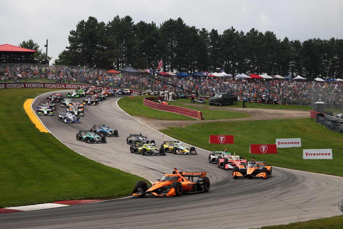 Christian Lundgaard leidt de start op Mid-Ohio